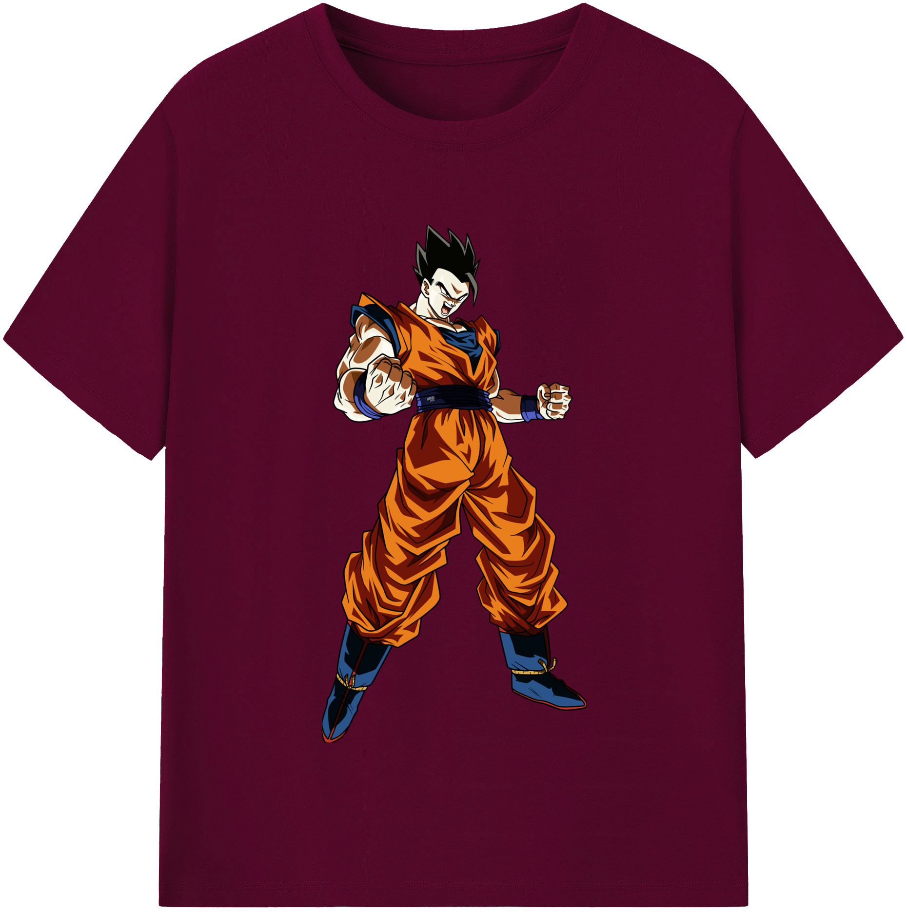 （画像用） ドラゴンボール 孫 悟飯（そんごはん）DRAGON BALL Son Gohan レディースカジュアルプリントTシャツ（綿100％）